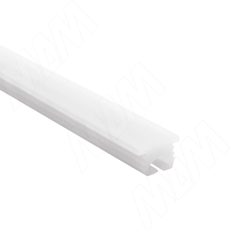 LUMINOR Профиль врезной B618 с держателем ленты, белый матовый, 20х12мм фото товара 1 - LSP-B618-PVC-1000-0