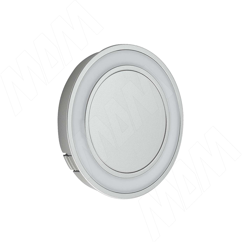 MORPHO Точечный светильник круглый, врезной, стальной, 24V, нейтральный белый 4000К, 5W фото товара 1 - MO24-RNO-F-STNW5