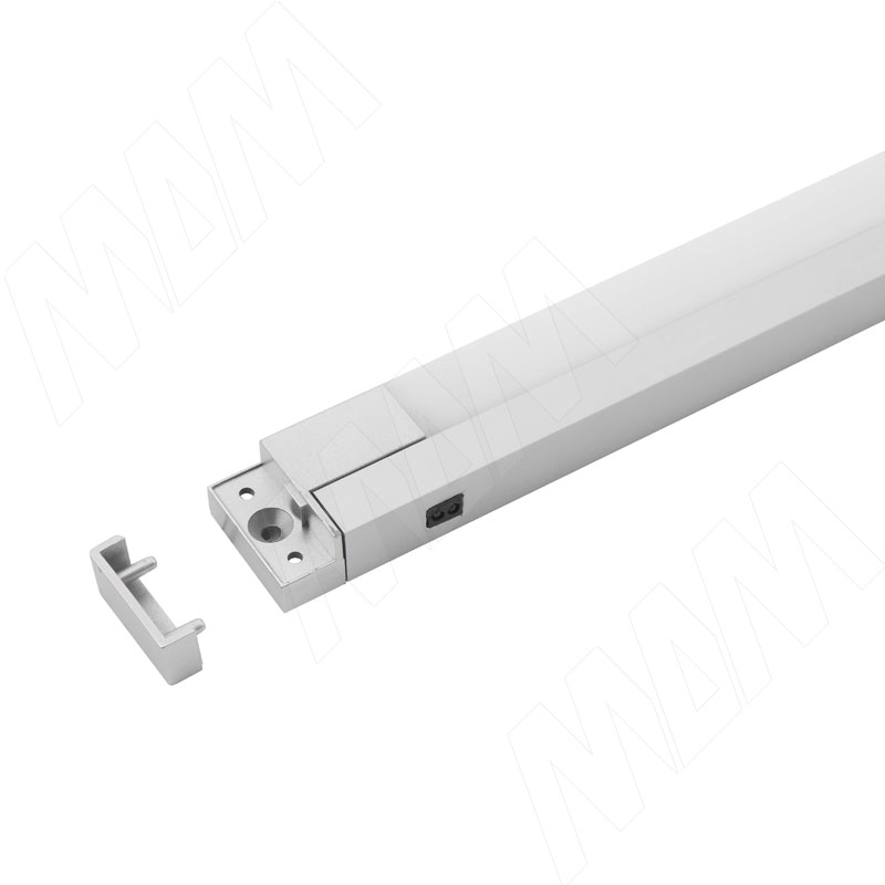 LINE Светодиодный светильник с ИК-выключателем на преграду, 2 датчика, серебро, 12V, 850мм, нейтральный белый 4500К, 6,7W, фото 1