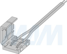 Коннектор STANDART для ленты 10 мм, к блоку питания, провод 150 мм (артикул LSA-10-ST-SP-15-20)