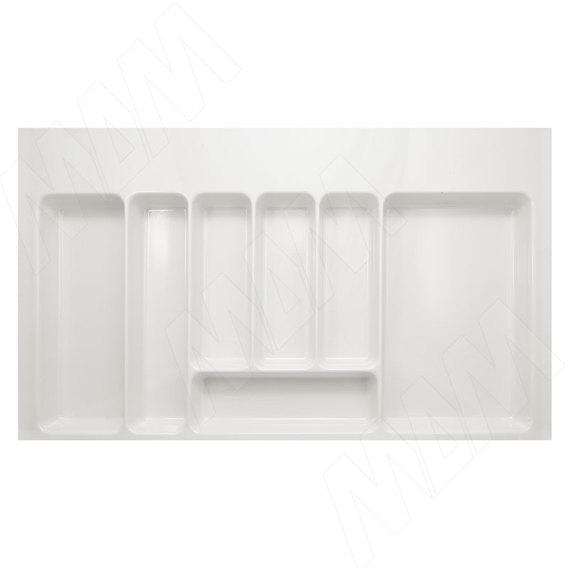 цена Лоток кухонный универсальный, для ящика с фасадом 900 мм, белый (72.90.BI)