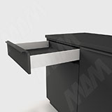 LS BOX комплект ящика 500 мм, белый, боковины h88 мм с направляющими плавного закрывания