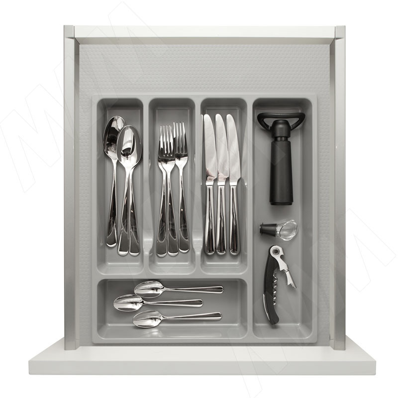 Лоток кухонный универсальный, для ящика с фасадом 450 мм, серый фото товара 3 - 73.45.GR