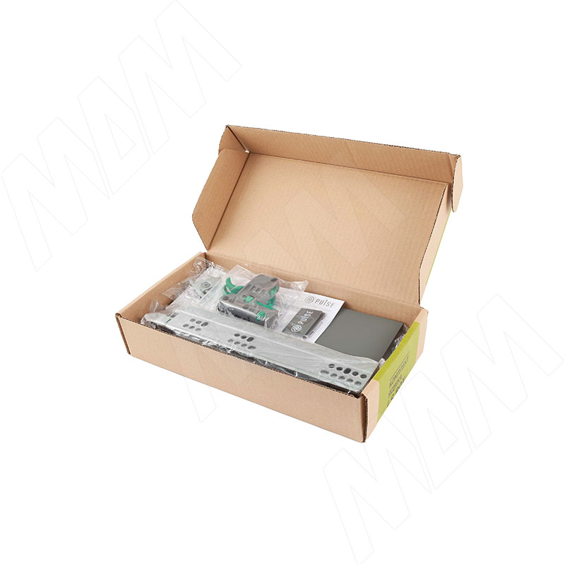 LS BOX комплект ящика 400 мм, цвет графит (боковины h120 мм с направляющими плавного закрывания) фото товара 4 - LS120400GP