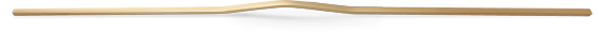 Ручка-скоба APRO от Nomet (Польша) с изгибом (захватом) по центру ручки, матовое золото