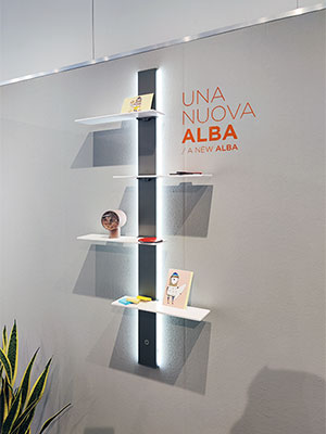 Cистема ALBA от Eureka (Италия) с интегрированной подсветкой для оптимизации пространства
