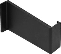 Черная пластиковая заглушка для мебельного навеса К015 для корпусов верхнего яруса