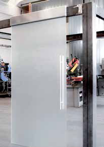 GHOST Vetro - скрытая система для стеклянных раздвижных дверей