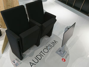 Механизм AUDITORIUM для выдвижных столов от компании Cinetto (Италия)