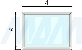 Установка широкого рамочного профиля INTEGRO, 45х20х20 мм (артикул IN0 19A), схема 1