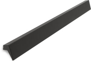 Накладная алюминиевая профиль-ручка в чёрном цвете от Eureka (Италия)